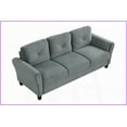thumbnail image 4 of Luxury Velvet Modular Sectional Sofa - 1+2+3 Seats, Easy-Clean, for Small Living Room/Bedroom, 4 of 11