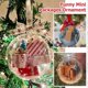 thumbnail image 3 of Funny Mini Packages Clear Ornaments Ball, 3.5in/90mm Christmas Tree Decoration, 3 of 5