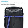 thumbnail image 5 of Uxcell 2m Adjustable with Quick Release Buckle Luggage Straps, Blue 2 Pack, 5 of 5