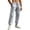 Gray, variant on WAVSUF Men's Athletic Jogger Pants Loose Fit Adjustable Drawstring Side Pockets Fall Sporty Pants Gray L