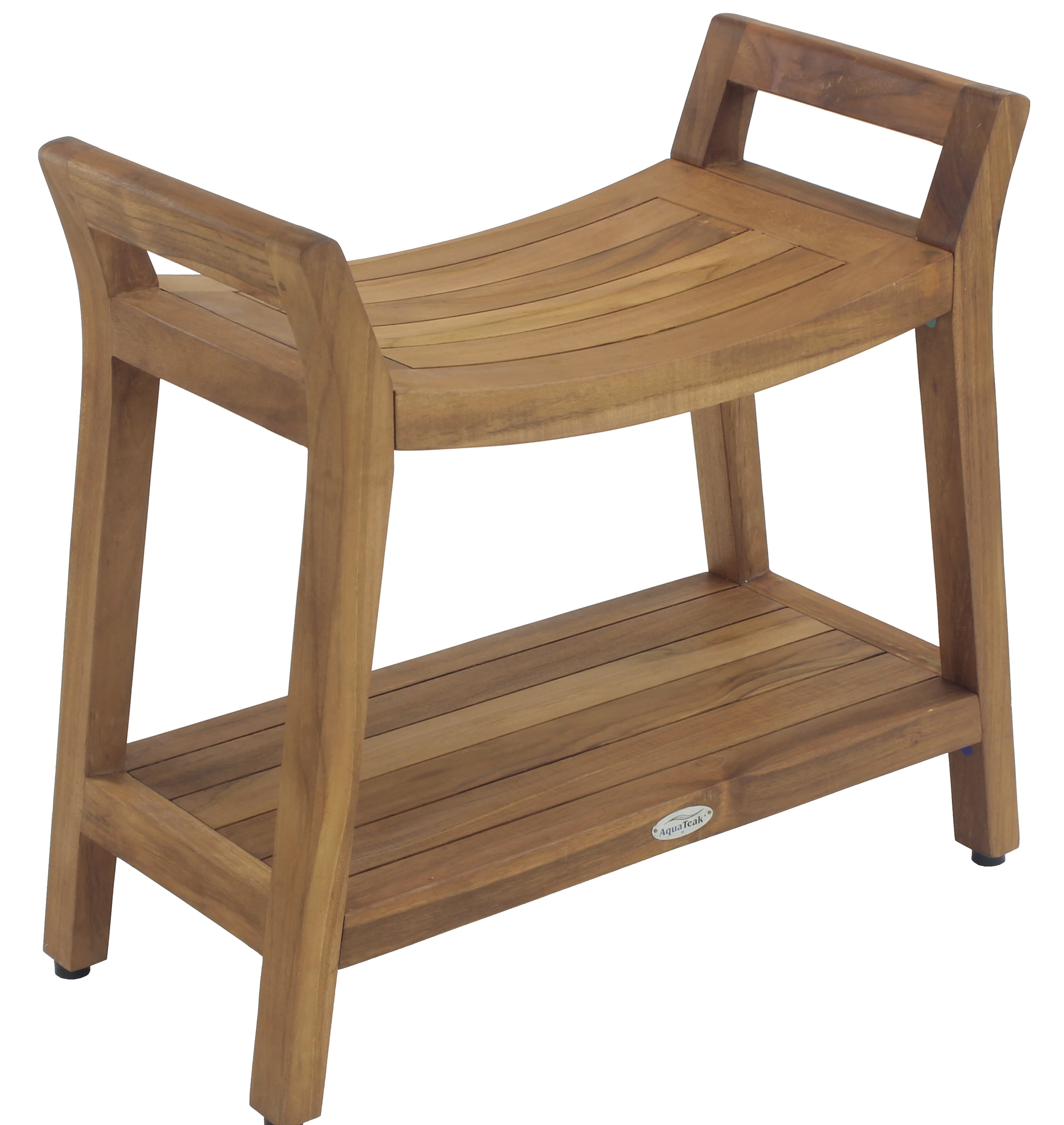 Asia Ascend Teak Shower Bench With Shelf Asia Ascend Teak Shower Bench With Shelf
