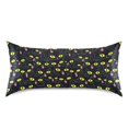 thumbnail image 3 of Haosy Satin Pillowcase for Hair and Skin Standard Cooling Silk Pillow Case with Envelope Closure Cartoon Black Cats 20"x30", 3 of 9