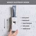 thumbnail image 2 of Toothpaste Dispenser- Dustproof Wall Mounted Hand Free Automatic Toothpaste Dispenser for Famliy Washroom Bathroom, 2 of 7