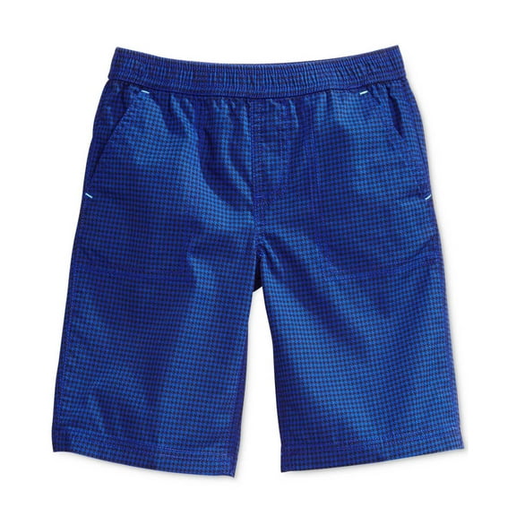 Epic Threads Little Boys’ Check-Print Shorts, Blue, 7