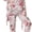 Rose, variant on Women's 3 Piece Floral Print Pajama Set with Robe - Soft Polyester All Seasons Loungewear for Ladies