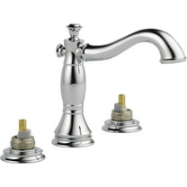 Delta Cassidy Two Handle Widespread Bathroom Faucet - Less Handles, Chrome