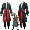 thumbnail image 2 of Disfraz de Anime Roronoa Zoro para hombre, Kimono, para Halloween, carnaval, fiesta, uniforme, 2 of 4
