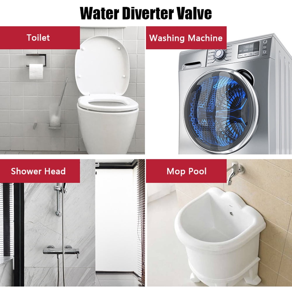 Kkmoon Bidet T Adapter With Shut Off Valve Stainless Steel Water Diverter Valve Dual Connector Valve For Toilet Bathroom Walmart Com Walmart Com