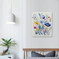 thumbnail image 3 of PRATYUS Canvas Wall Art Picture 16x20in Watercolor Flower for Home Office Decor 16x20in, 3 of 3