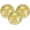 Yellow, variant on 3-Pack Decorative Ball for Bowls, 3 Inch Mosaic Glass Balls Orbs Home Decor/Dining Tables/Wedding Party/Coffee Table/Centerpiece Decor [Yellow]