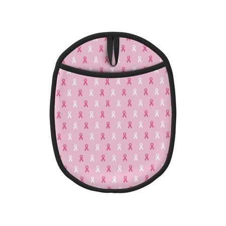 

Tebeau Breast Cancer Awareness5 Print Silicone Pot Holders Multi-Purpose Hot Pads for Kitchen Trivets Potholders Oven Mitts for Baking Cooking Hot Dishes Pans Heat Resistant