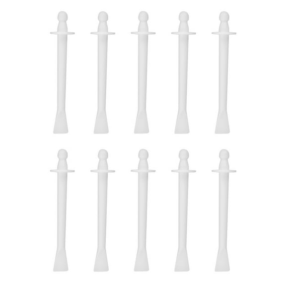 EeaseMX 10 varillas de cera nasal de plástico encerado para depilar la nariz, desechables y multifuncionales para adultos (blancas)