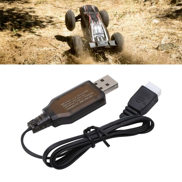 Cargador USB Para Batería Litio 7.4V 1000mAh | Carga Rápida Para Drones Y Aviones RC | Compatible SM-2P/3P/4P
