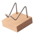 thumbnail image 3 of 1PC Display Stand Beech Base Metal Arm for Collectibles Crystal Cluster Crafts Holder Support, 3 of 10