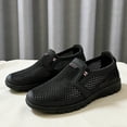 thumbnail image 2 of Men's Summer Breathable Hollow Mesh Casual Sneakers, Outdoor Wear-Resistant Work Lightweight Sports Trendy Shoes, 2 of 6