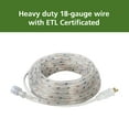 thumbnail image 5 of Mainstays 216-Light 18-Feet Plug-in Multicolor Outdoor Rope Lights, 5 of 11