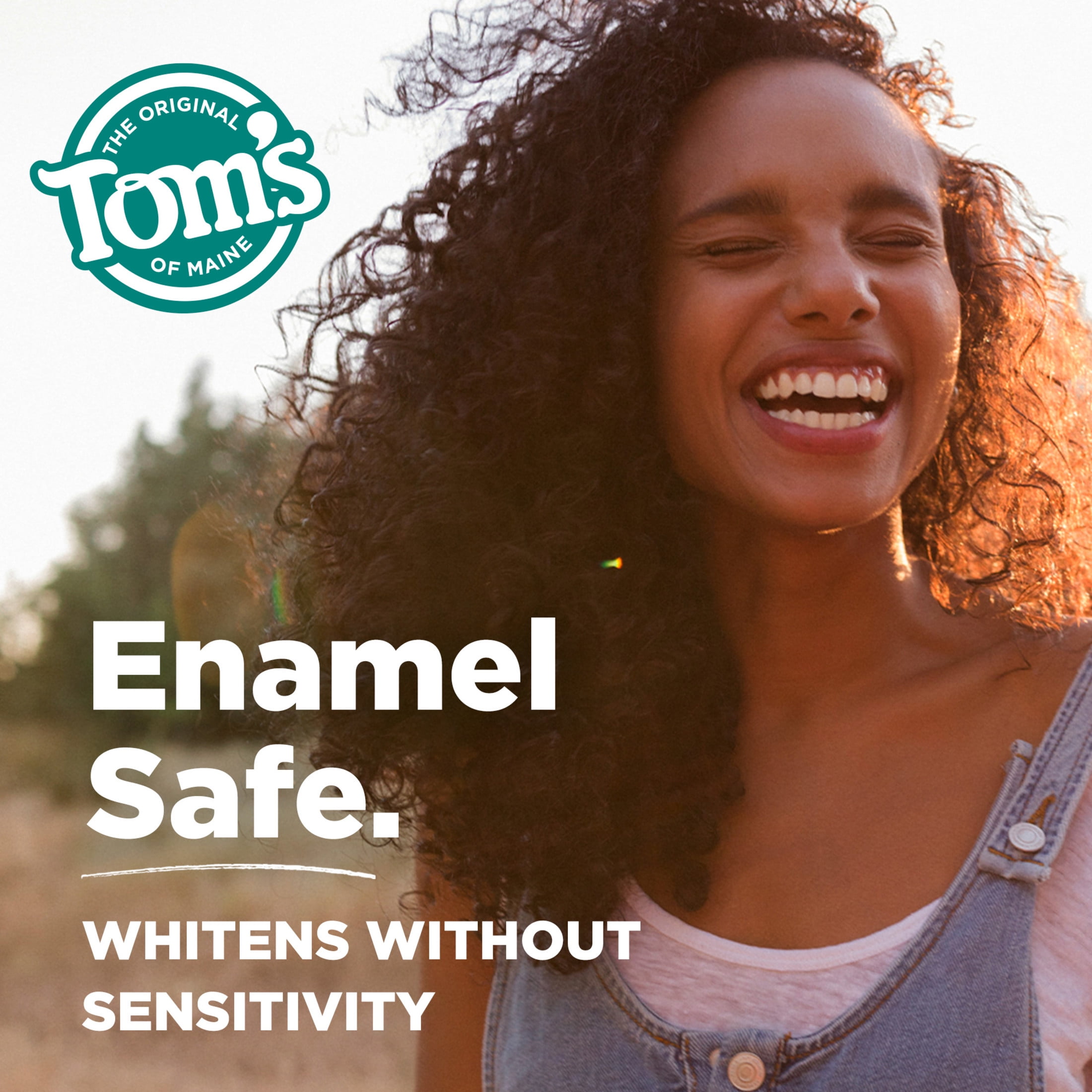 Tom’s of Maine Whiten Plus Deep Clean Natural Whitening Toothpaste with Fluoride, Peppermint, 4.0 oz
