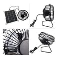 thumbnail image 4 of USB Charging Fan, 5V 6w Solar Ventilation Fan Double USB Interface  For Sightseeing Car, 4 of 8