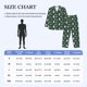 thumbnail image 4 of Balery Green Frogs Pijama para Hombre de Dos Piezas con Manga Larga, Conjunto de Dormir y Descanso Suave con Bolsillos-Large, 4 of 7