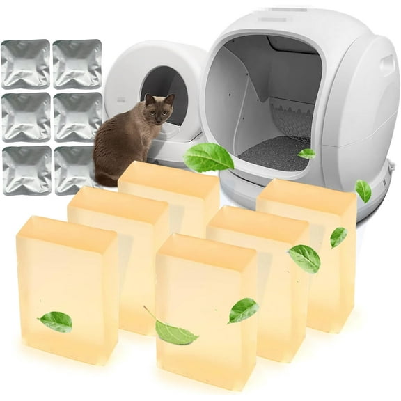 Odor Remover Compatible with Self-Cleaning Cat Litter Box, Cat Toilet Odor Control Deodorant Gel for Automatic Litter Box, Litter Deodorizer