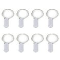 thumbnail image 1 of 8 Pack Led String Lights 6.5ft / 20 Led Fairy Lights Battery Powered For Weddings, Gardens, Parties Warm Light, 1 of 5