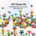 thumbnail image 4 of Flower Building Toy Set, 274 Pcs Flower Garden Building Toys for Girls Boys 3 4 5 6 7 Year Old, Educational Stem Build Flower Garden Toy, Kids Toddler Birthday Gift Ideas, 4 of 7