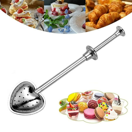 

MIARHB Leaf Locking Ball Pattern Steel Teaspoon Stainless Loose Tea Infuser Filter Kitchen，Dining & Bar