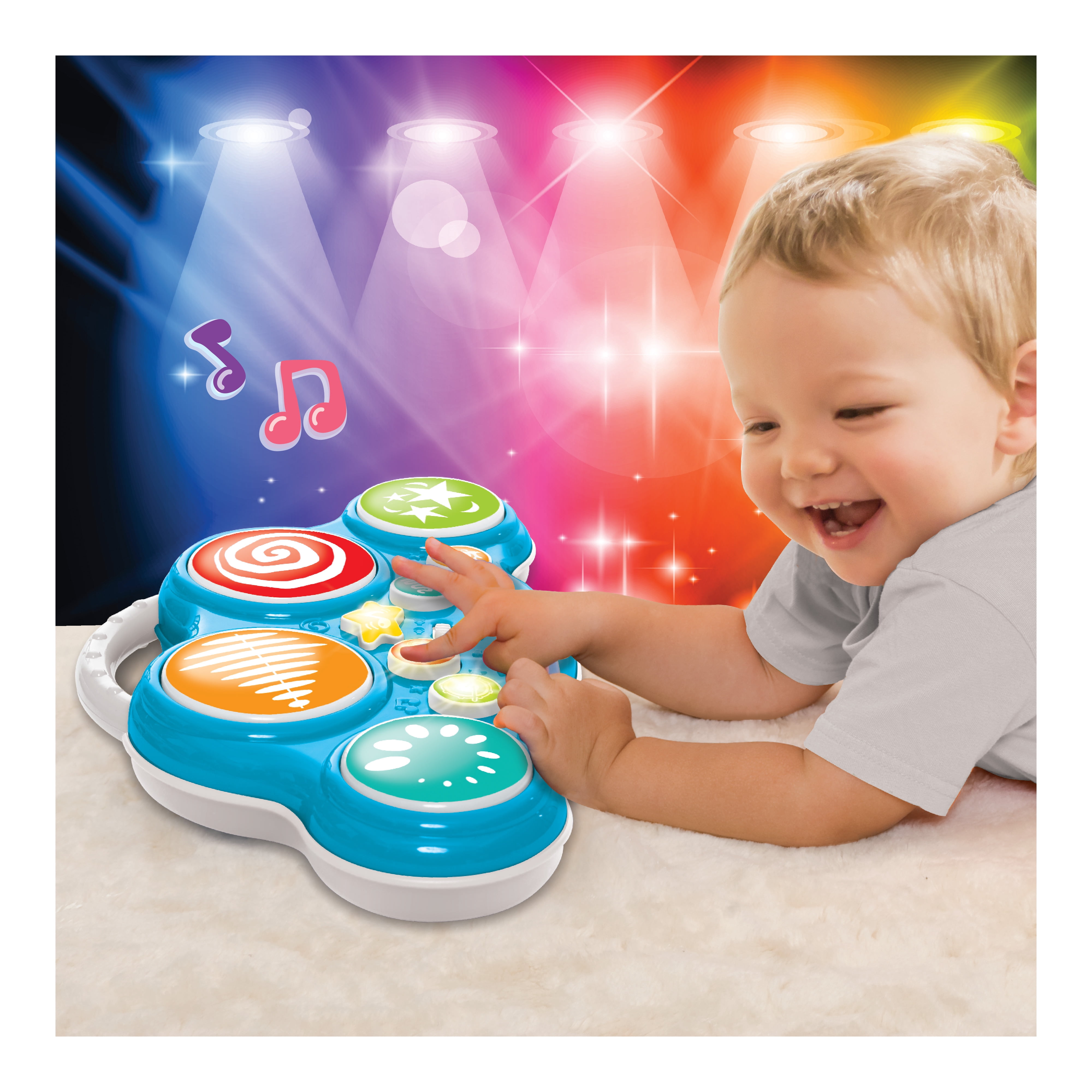 Winfun Little Beats Drum for Toddlers 9 Months and Up