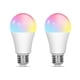 thumbnail image 1 of 2 Piezas Tuya Smart E27 Bombilla Inteligente, Bombilla WIFI Regulable, Ahorro de Energía RGBCW Controlado por Alexa, Atenuación y Ajuste de Color 18W, 1 of 5