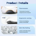 thumbnail image 4 of Smooth Triple Fusion Back Massager, 2026 New 3 in 1 Lumbar Support Pillow for Bed and Chair with Vibration and Traction Against Pain for Neck and Shoulder and Back (Gray), 4 of 6