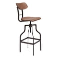 thumbnail image 5 of GwG Outlet Indoor Watts Bar Stool With Brown And Antique Black Finish 100985, 5 of 7