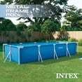 thumbnail image 3 of INTEX Rectangular Frame 14ft x 33in Above Ground Swimming Pool w/ Pump, 3 of 10