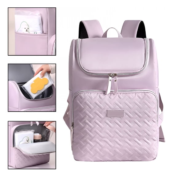 AOMRCOL Multifunctional Diaper Bag Backpack,Spacious Sturdy Baby Travel Bag for Moms&Dads,Large Capacity,Stylish for Boys And Girls,Essential Newborn Gear