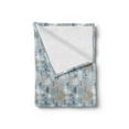 thumbnail image 2 of Marine Soft Flannel Fleece Throw Blanket, Image of Ocean Plants Animals and Invertebrates in Pastel Tones, Cozy Plush for Indoor and Outdoor Use, 50" x 60", Multicolor, by Ambesonne, 2 of 5