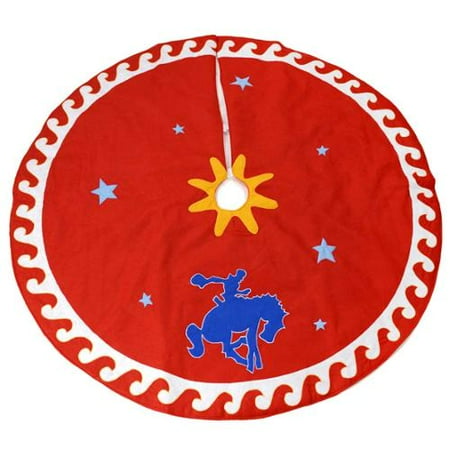kurt adler 50 quot red felt western christmas tree skirt kurt adler 50 quot red felt western christmas tree skirt