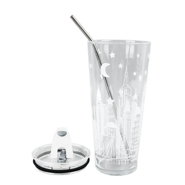 Tazas de Vidrio de Borosilicato altas ANGGREK Tazas de agua 1L Para oficina