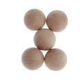 thumbnail image 2 of Bolas de madera Natural Baoblaze 20 piezas Sin Agujeros Artesanales, 2 of 8