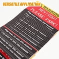 thumbnail image 4 of KAKOWELY parking 100pcs Funny Parking Violation Cards for Cars Humorous Warning Notes for Bad Parking Multi Reason Violation Cards Small Warning Signs for Road Safety, 4 of 4