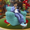 thumbnail image 2 of Puff Sacoos Sillón individual con descansa brazos funda de cojín Aqua, 2 of 6