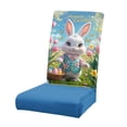 thumbnail image 2 of Antqov Easter Chair Covers Washable Bunny Eggs Chair Slipcovers Protector Removable Easter Dining Chair Covers for Party Holiday Kitchen Home Decorations, 2 of 6