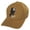 Brown, variant on Morgan Strapback Baseball Cap - ADJUSTABLE - Natural