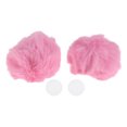 thumbnail image 1 of Accesorios de Casco de Motocicleta Decoración Orejas de Oso Redondas para Cascos de Motocicleta Bicicleta Esquí Color Durazno Pegatina 1 Juego, 1 of 6
