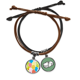 thumbnail image 1 of Festival de la cultura de huevo pascua lindos colores Pulsera Cuerda Mano Cadena Cuero Dinero Pulsera Unbranded M, 1 of 2