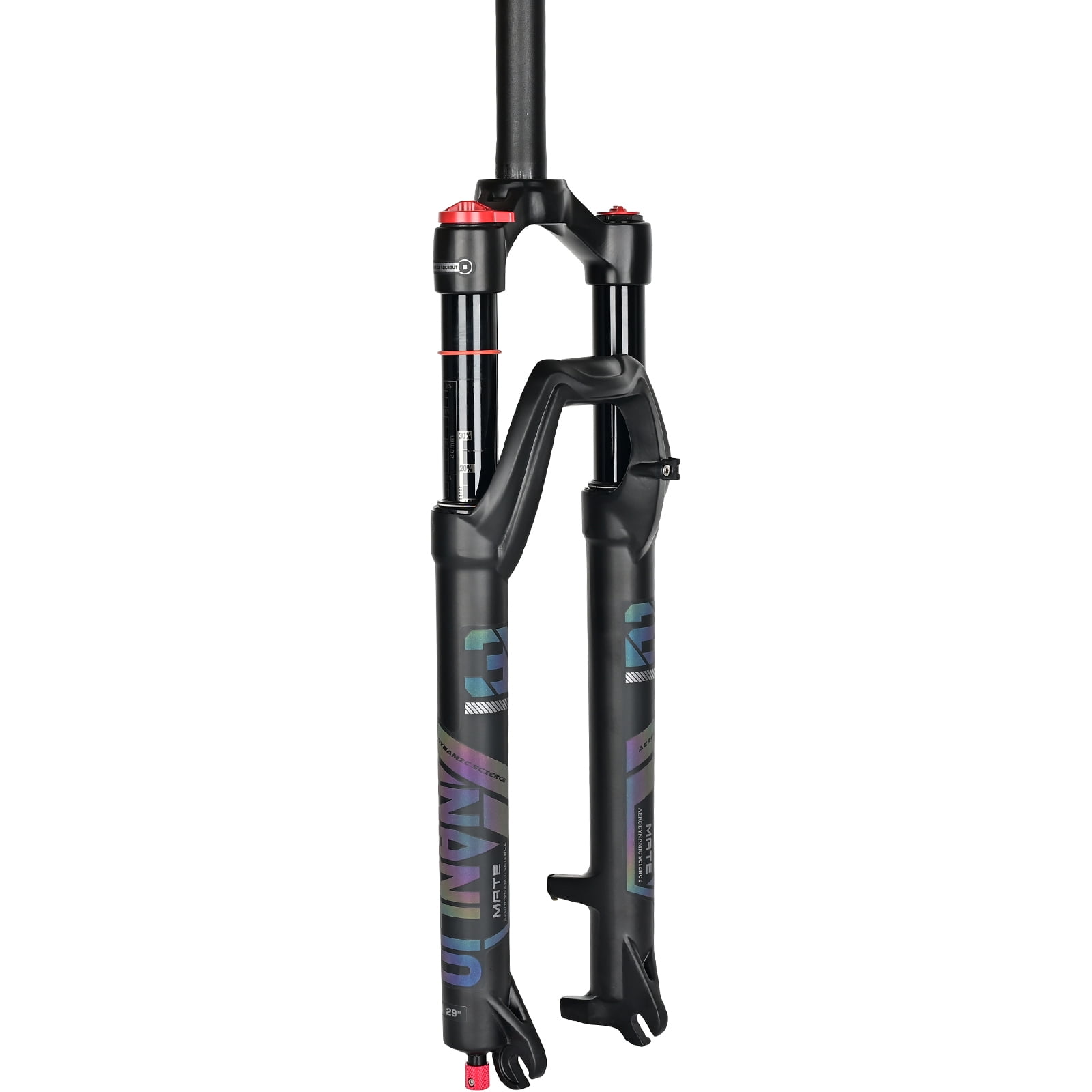 Fourche VTT Suspendue BUCKLOS 29 Pouces – 100mm, Lockout, Disque, Noire