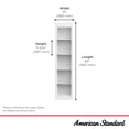 thumbnail image 6 of American Standard Bathing 7192000.020 Aspirations 15" Acrylic Shower Niche - White, 6 of 6