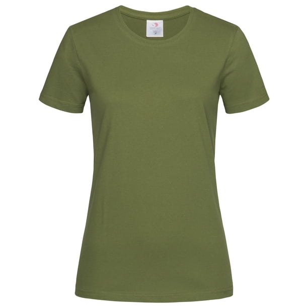 Stedman - Camiseta clásica para mujer (Verde Cazador)