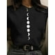 thumbnail image 1 of Maycaur, nueva y divertida camiseta con estampado de luna, camisas blancas y negras para mujer, camiseta de manga corta con cuello redondo a la moda, camisetas de verano, camiseta informal Tan Jianjun unisex, 1 of 2
