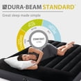thumbnail image 4 of Intex 64147ED Dura Beam Pillow Rest Standard Classic Air Bed Soft Top Inflatable Blow Up Mattress, Full, 4 of 8