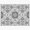Gray 562, variant on Large 9x12 Reversible Outdoor Rug for Patio, Waterproof Plastic Straw Camping Mat with Carry Bag, Gray White Floral Boho Carpet for Backyard Deck Picnic Beach RV