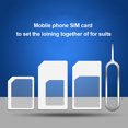 thumbnail image 2 of Opolski 4Pcs Universal Mobile Phone SIM to Micro/Standard Card Adapter Converter, 2 of 6